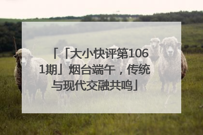 「大小快评第1061期」烟台端午，传统与现代交融共鸣