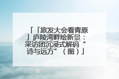 「旅发大会看青原」庐陵湾畔绘新景：采访团沉浸式解码“诗与远方”（图）