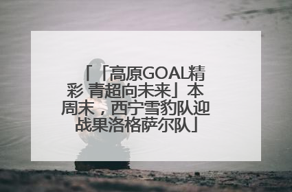 「高原GOAL精彩 青超向未来」本周末，西宁雪豹队迎战果洛格萨尔队