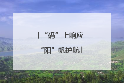 “码”上响应 “阳”帆护航