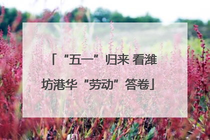“五一”归来 看潍坊港华“劳动”答卷
