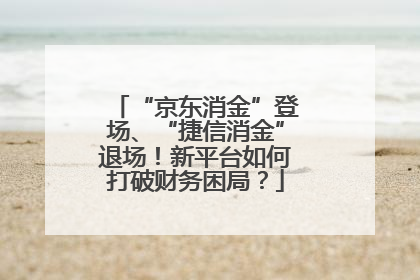 “京东消金”登场、“捷信消金”退场！新平台如何打破财务困局？