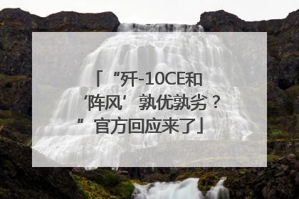 “歼-10CE和‘阵风’孰优孰劣？”官方回应来了