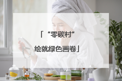 “零碳村” 绘就绿色画卷