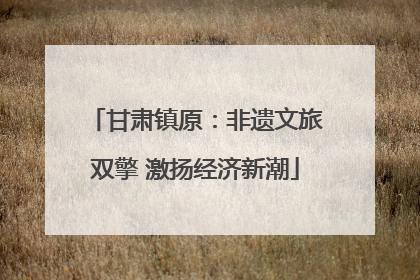 甘肃镇原：非遗文旅双擎 激扬经济新潮