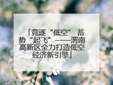 竞逐“低空” 蓄势“起飞”——渭南高新区全力打造低空经济新引擎
