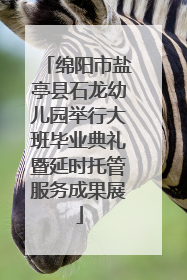 绵阳市盐亭县石龙幼儿园举行大班毕业典礼暨延时托管服务成果展