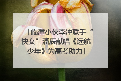 临潼小伙李冲联手“快女”潘辰献唱《远航少年》为高考助力