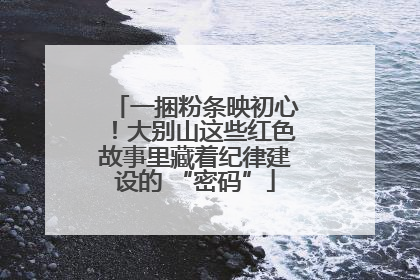 一捆粉条映初心！大别山这些红色故事里藏着纪律建设的 “密码”