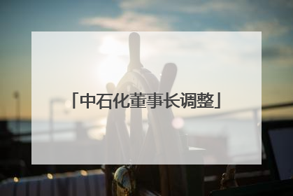 中石化董事长调整