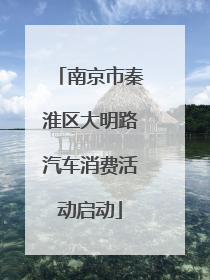 南京市秦淮区大明路汽车消费活动启动