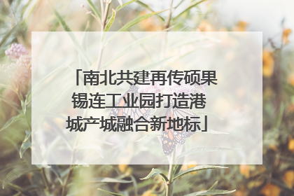 南北共建再传硕果 锡连工业园打造港城产城融合新地标