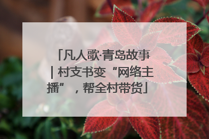 凡人歌·青岛故事｜村支书变“网络主播”，帮全村带货