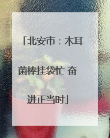 北安市：木耳菌棒挂袋忙 奋进正当时