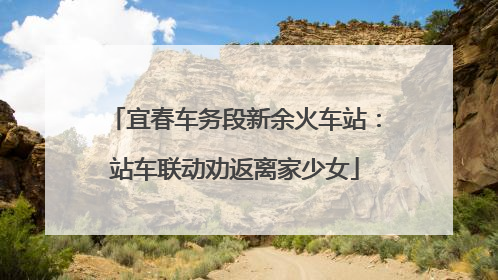 宜春车务段新余火车站：站车联动劝返离家少女