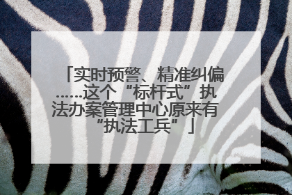 实时预警、精准纠偏……这个“标杆式”执法办案管理中心原来有“执法工兵”