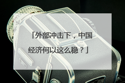 外部冲击下，中国经济何以这么稳？