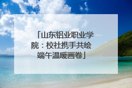 山东铝业职业学院：校社携手共绘端午温暖画卷