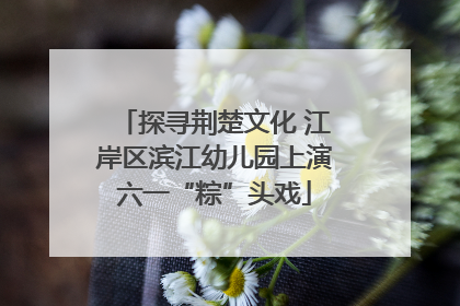 探寻荆楚文化 江岸区滨江幼儿园上演六一“粽”头戏