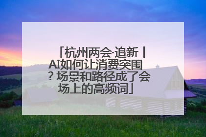 杭州两会·追新丨AI如何让消费突围？场景和路径成了会场上的高频词