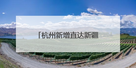 杭州新增直达新疆伊宁航线，只需6小时，实现便捷出行