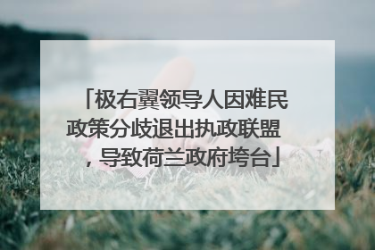 极右翼领导人因难民政策分歧退出执政联盟，导致荷兰政府垮台