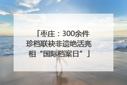 枣庄：300余件珍档联袂非遗绝活亮相“国际档案日”