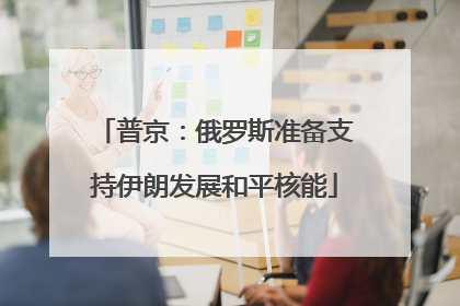 普京：俄罗斯准备支持伊朗发展和平核能
