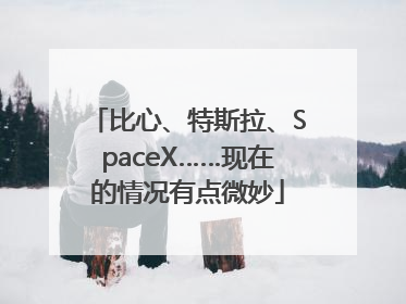 比心、特斯拉、SpaceX……现在的情况有点微妙