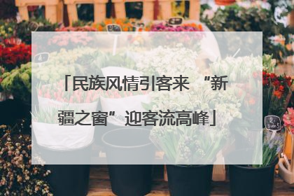 民族风情引客来 “新疆之窗”迎客流高峰