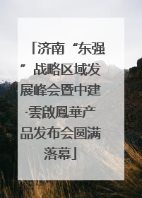 济南“东强”战略区域发展峰会暨中建·雲啟鳳華产品发布会圆满落幕