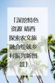 深挖特色资源 靖西探索农文旅融合绘就乡村振兴新图景
