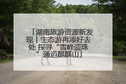 湖南旅游资源新发现丨生态游再添好去处 探寻“雪峰遗珠”通道麒麟山