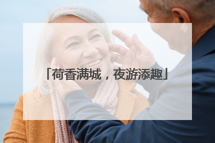 荷香满城，夜游添趣