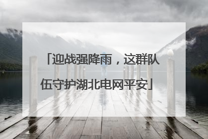 迎战强降雨，这群队伍守护湖北电网平安