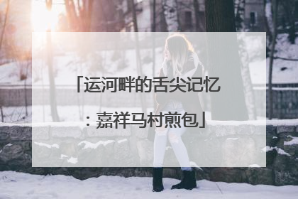 运河畔的舌尖记忆：嘉祥马村煎包