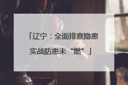 辽宁：全面排查隐患 实战防患未“燃”