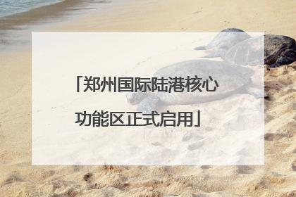 郑州国际陆港核心功能区正式启用