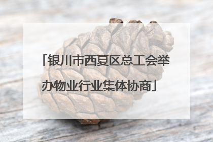 银川市西夏区总工会举办物业行业集体协商