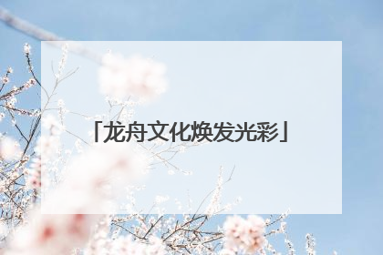 龙舟文化焕发光彩