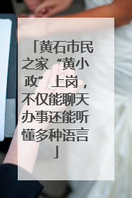 黄石市民之家“黄小政”上岗，不仅能聊天办事还能听懂多种语言