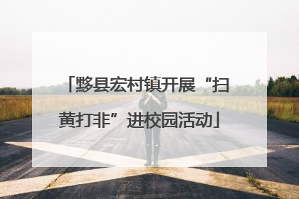 黟县宏村镇开展“扫黄打非”进校园活动