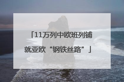 11万列中欧班列铺就亚欧“钢铁丝路”
