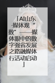 AI山东·媒体观“数”——媒体眼中的数字强省发展之路融媒体行活动启动